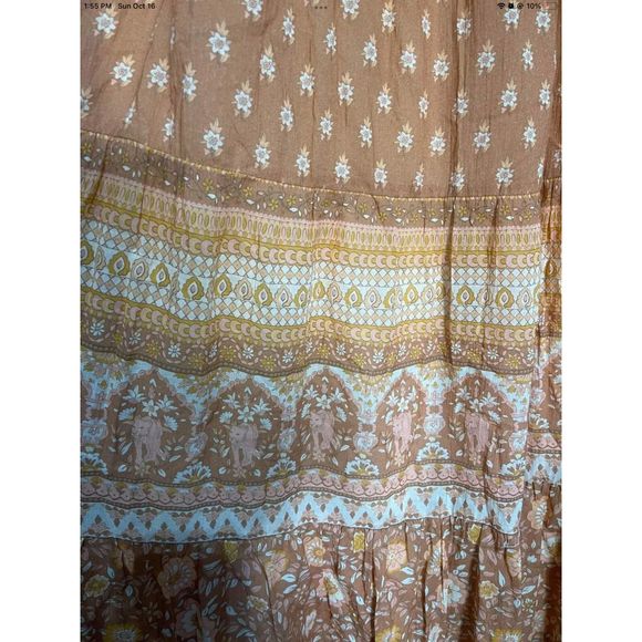 New Spell & The Gypsy Collective UTOPIA STRAPPY SUNDRESS - CINNAMON Size XS - Picture 6 of 8